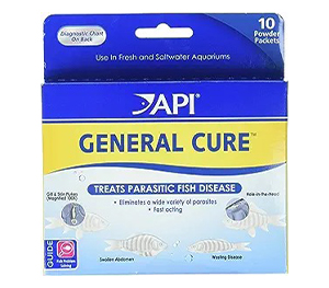 API General Cure Freshwater and Saltwater Fish Powder Medication