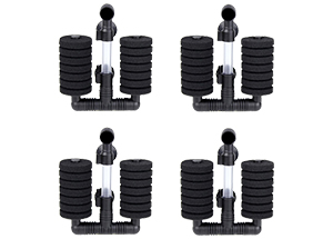 AQUANEAT 4 Pack Double Bio Sponge Filter