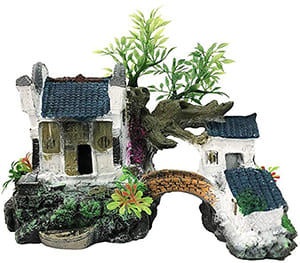 Fish Tank Treehouse with Bridge