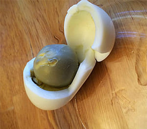 Yolk from Hard Boiled Egg